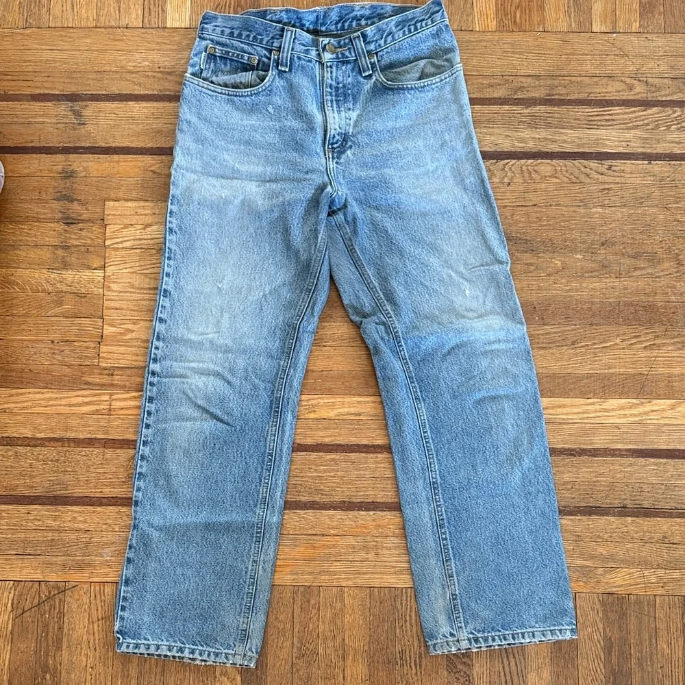 Carhartt Light Blue Men's Straight Jeans - Picture 1 of 3